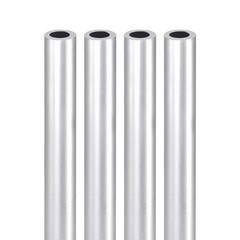 4Pack Seamless Aluminum Round Tube Straight Tubing Silver 9.8″x0.28″x0.20″