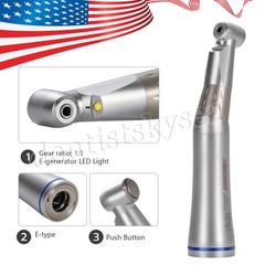 Micromotor de Motor de aire tipo E de baja velocidad Dental, pieza de mano 2H