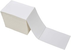 Fanfold4 x 6Direct Thermal Labels White Perforated Shipping Labels 500pcs,1Stack