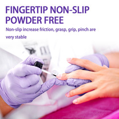100pc Disposable Nitrile Exam 4-mil Latex Free Cleaning Food-Safe Gloves