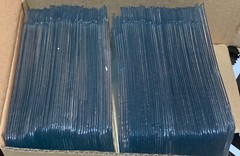 100 Ct Vertical Clear Vinyl Proximity Badge Holders Y533831