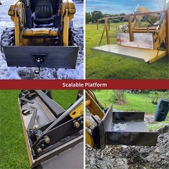 1/2″ Skid Steer Attachment Plate Universal Quick Attach Mount Plate Steel