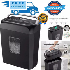 Paper Shredder Cross Cut Commerical Office DVD CD Credit Card Heavy Duty Destroy