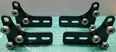 4 X trolley. Fits Unistrut 1-5/8. DIY trailer bed lift. USA made.