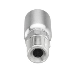12-Pack 1/2″ Hose x 1/2″ NPTF Male Pipe Thread Hydraulic Hose End Crimp Fittings