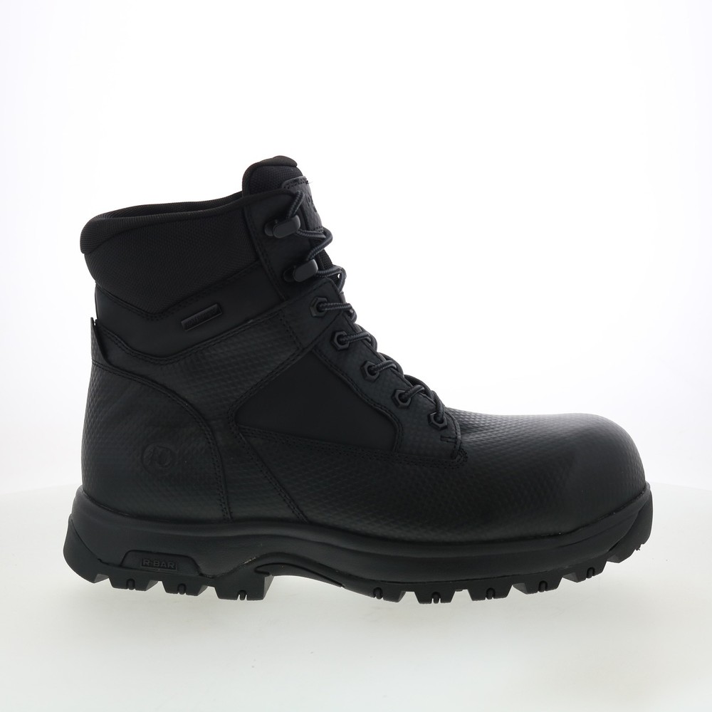 Dunham 8000 Works Waterproof Safety Mens Black Extra Wide 4E Work Boots