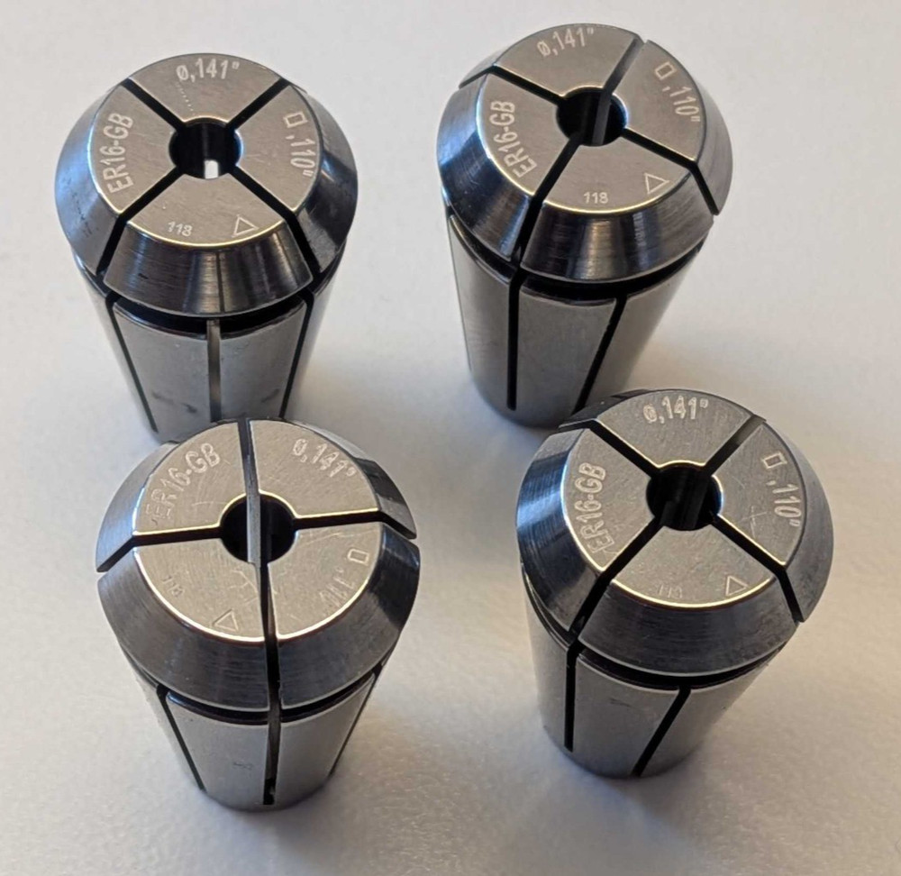 Rego-Fix ER16-GB Tapping Collet .141″x.110″ | #0-#6 1/16-1/8 Tap | 1416.03585