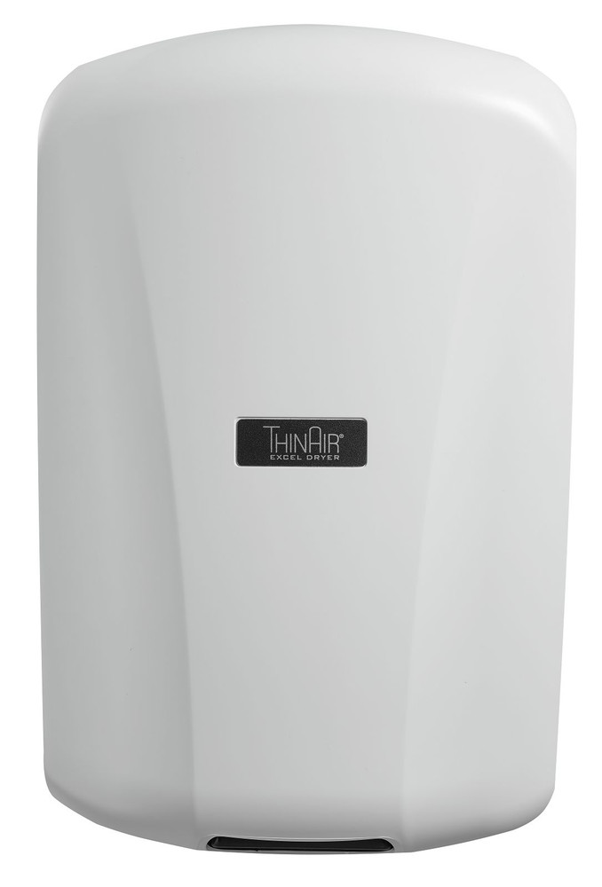 Excel ThinAir TA-ABS White High Speed Hand Dryer Surface Mounted ADA Compliant