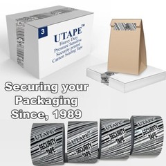 4 Rolls Security Tape Box Sealing Packing Tape 3″x270′ 1.8mil UTAPE Brand