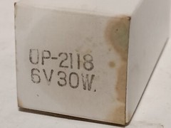 Olympus OP-2118 Microscope Bulb HOSOBUCHI 6Volt, 30 Watt original box as shown