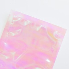 QQ Studio 100 Double Sided Clear Holographic Bags with QuickQlick™ Seal for Food