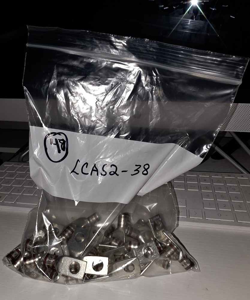 ***48PCS*** Panduit Copper Lug Short Barrel One Hole LCAS2-38