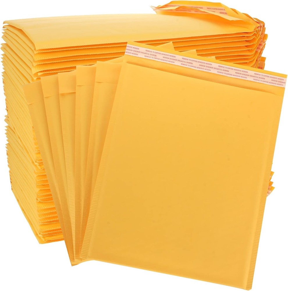 #0 6.5″x10″ Kraft Bubble Padded Envelopes Mailers Yellow Shipping Bags 6.5×9