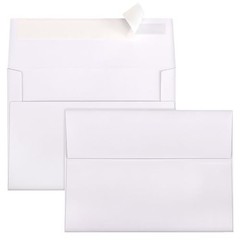 500 Pack A7 Self-Seal Envelopes 5.25×7.25 White for Invitations, RSVP, Greeting
