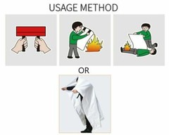 4 PACK FIRE BLANKET Fiberglass Hero 39”x39” Emergency Home Retardant Prepared