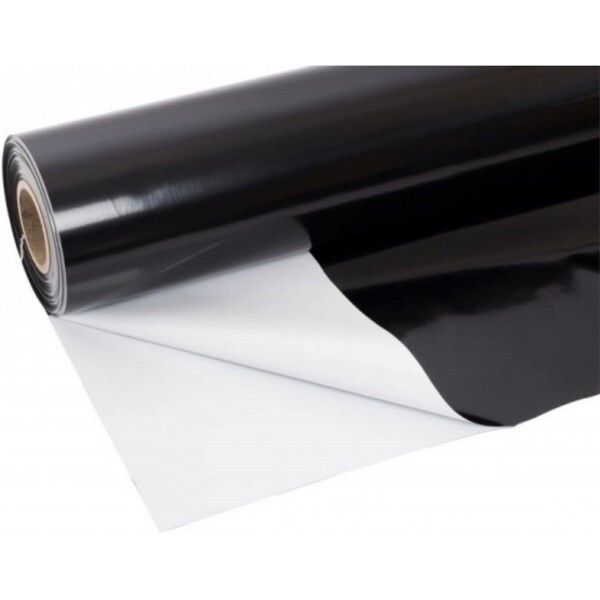 Farm Plastic Supply -Dura Smooth+ Black/White Crawl Space Vapor Barrier – 20 Mil