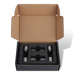 Set of 4 Flange Two Hole Pin-Stainless Steel- 1-1/8” 1-5/8” Diameter
