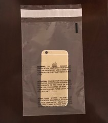 Clear Poly Suffocation Warning Self Seal FBA Bags Free Shipping
