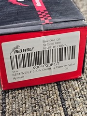 RED WOLF BS6300: 300AMP Circuit Breaker Resettable Safety Device – 24V DC MAX