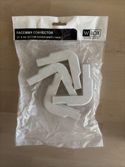 4-Pack Wbox Technologies 0E-75OCW4 Raceway Connector 3/4″ x 1/2″ Outside Corner