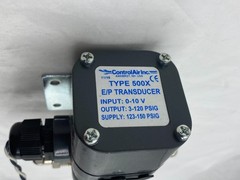CONTROL AIR TYPE 500X E/P TRANSDUCER INPUT 0-10V 3-120 PSIG 123-150 PSIG 🎯