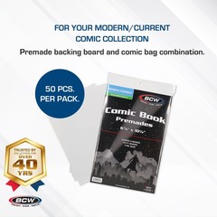 Current Premade Resealable Comic Bags and Boards | Modern Comic Book Sleeves …