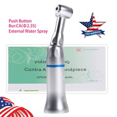 Dental Contra Angle Low Speed Handpiece Push Latch FIT FG 1.6mm/CA RA 2.35mm USA