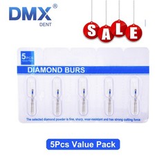 0.99 5Pcs Dental Diamond Burs for High Speed Handpiece FG1.60mm Polishing Burs