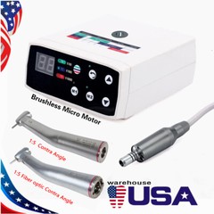 NSK Style Dental LED Brushless Electric Micro Motor/ 1:5 Increasing Handpiece US