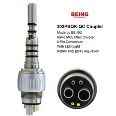 COXO Dental Small Mini Head High Speed Handpiece Fiber Optic For KaVo MULTIflex