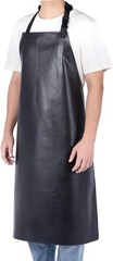 Homsolver Heavy Duty Vinyl Waterproof Apron for Unisex Adult, Ultra Black