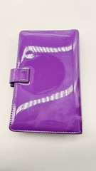 Filofax Patent Compact , Personal Size, Purp- High-Gloss, unused Organizer