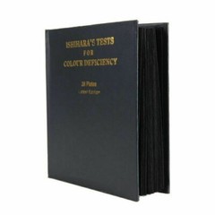 38 Plate Ishihara Test Book For Color Blindness Ophthalmology
