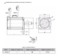 AC Servo Motor Drive Kit: 220V Controller, Spindle, PLC, and Gearbox