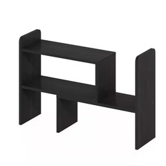 Black 23.7 In. X 15.7 In. Wood Modern Adjustable Desk Organizer