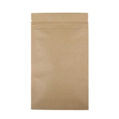 100 Kraft Craft Mylar Flat QuickQlick™ Pouches w/Clear Window Multiple Sizes
