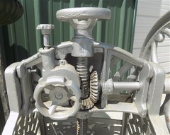 Swan Ice Shaver, Metal Hand Crank Ice Block Shaver Machine Japan Made