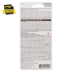 10500-5 Minute Epoxy, Single-Use Syringe for General Purpose Creates a Hard, Rig