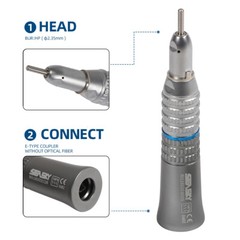 Dental Slow Low speed Handpiece Straight Nosecone E-type Fit Prophy Motor EX203C