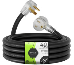 RVMATE 250V 25 Feet Welder Extension Cord, 8 AWG NEMA 6-50 STW | Heavy Duty Weld