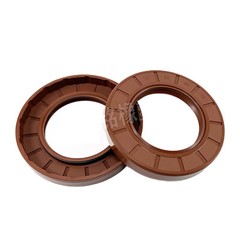 Oil Seal 5 to 15mm Rotary Shaft FKM Rubber Double Lip Stainless Steel Spring TTO