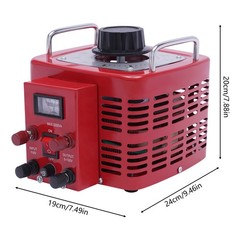 3000W Variac Transformer Variable Voltage AC Regulator Metered Transformer