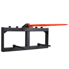 VEVOR 49″ Hay Spear Bale Spears Skid Steer Loader Tractor Attachment 1600lbs