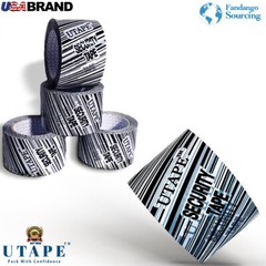 3″ Wide Security Printed Box Carton Sealing Tape In Different Lengths By UTAPE™
