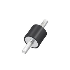 4Pack 20 x 20mm Rubber Mounts INDUSTRY Vibration Isolators with M6x18mm Studs
