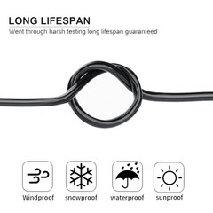 18 Gauge 6 Conductor Electrical Wire 25FT, UL 2464 18 AWG 6 Wire Cable Tinned…