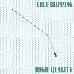 10PC Yasargil Suction Tube 4.5mm, Atraumatic Angled Tip, 150mm Working Length