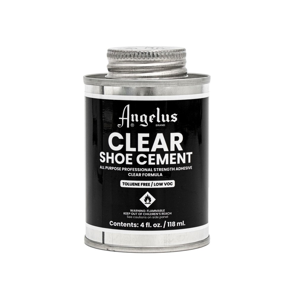 Angelus Clear Shoe Cement, 4oz can (992-04-000)