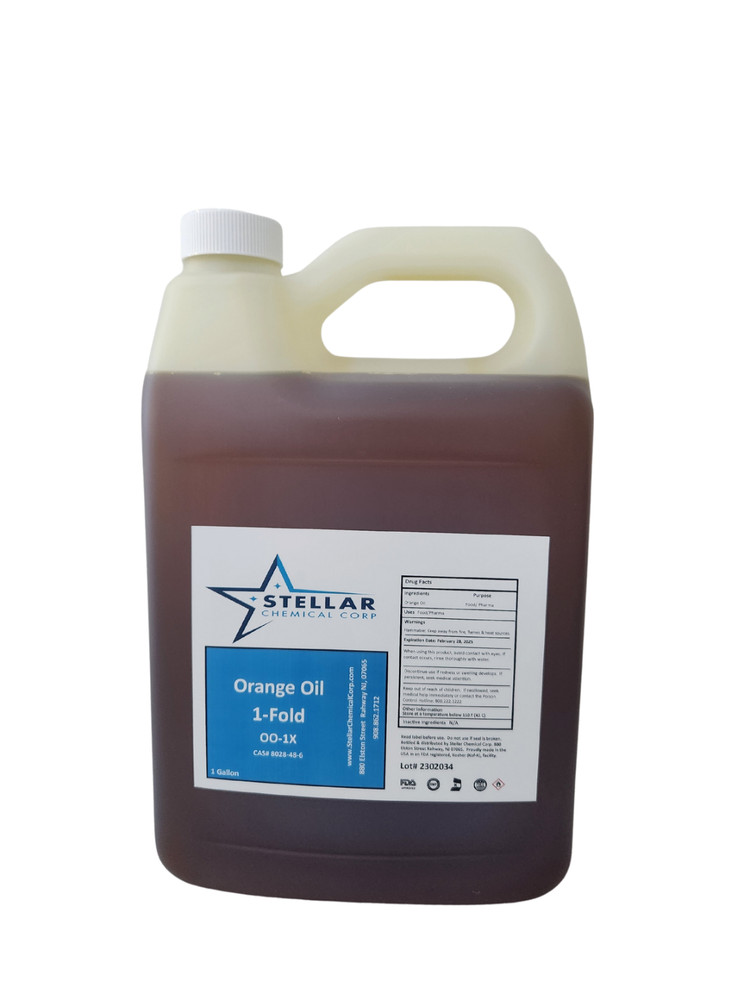 Natural Orange Oil 1-Fold 2 Gallons Essential Oil