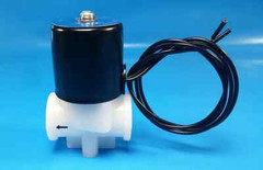 1/4″ NPT 110/120 AC Plastic N/C Solenoid Valve, R/O, Air & Water (Push on Lock)